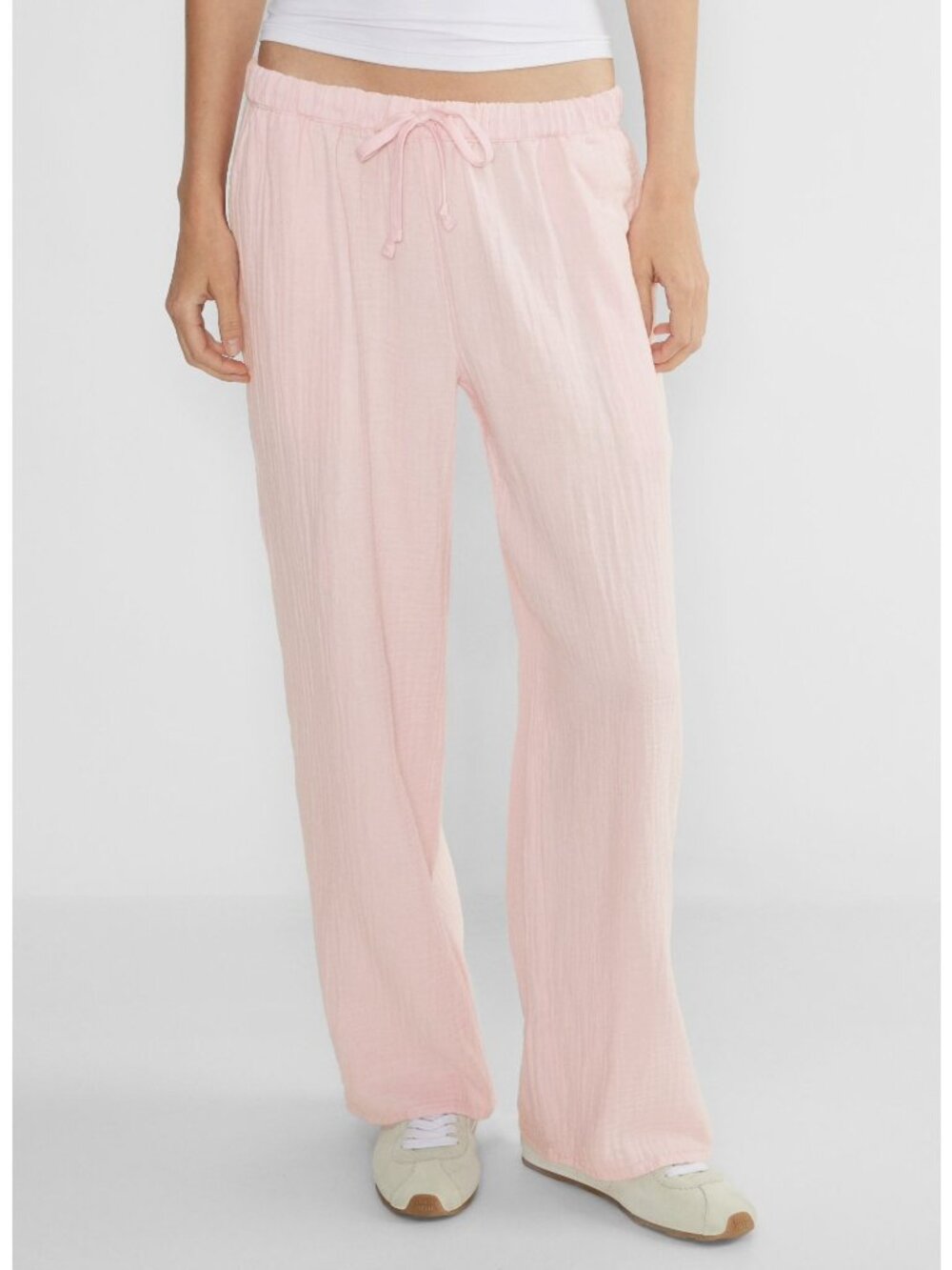 LITTLE MOON Artizia Pink Wide Leg Lounge Pants Size Medium NEW NWOT